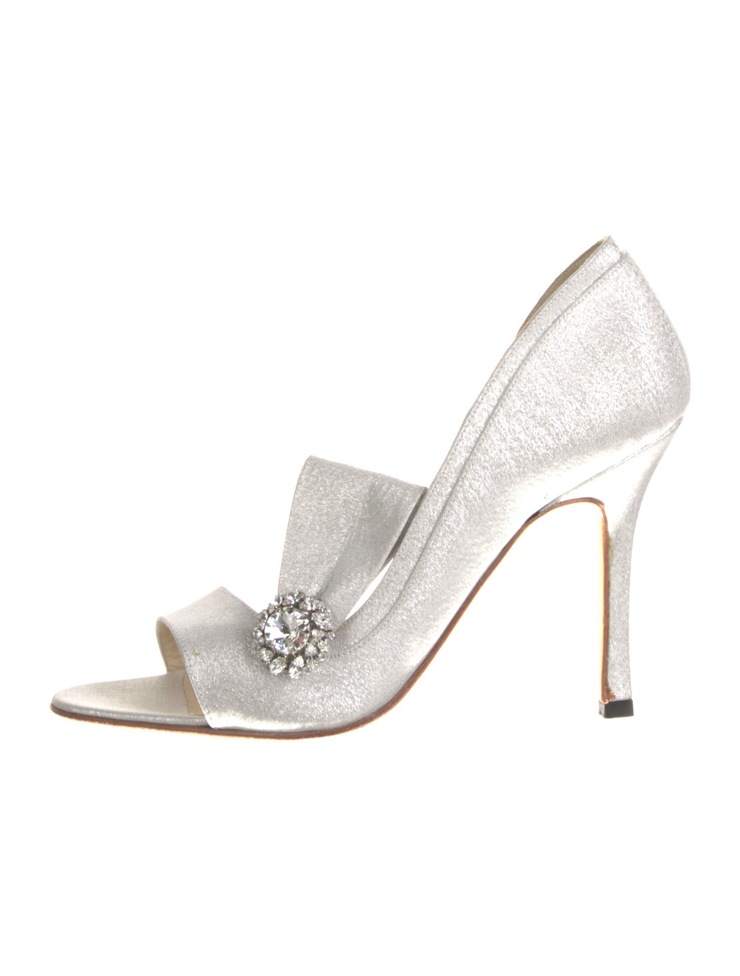 Brian Atwood Crystal Embellishments D'Orsay Pumps