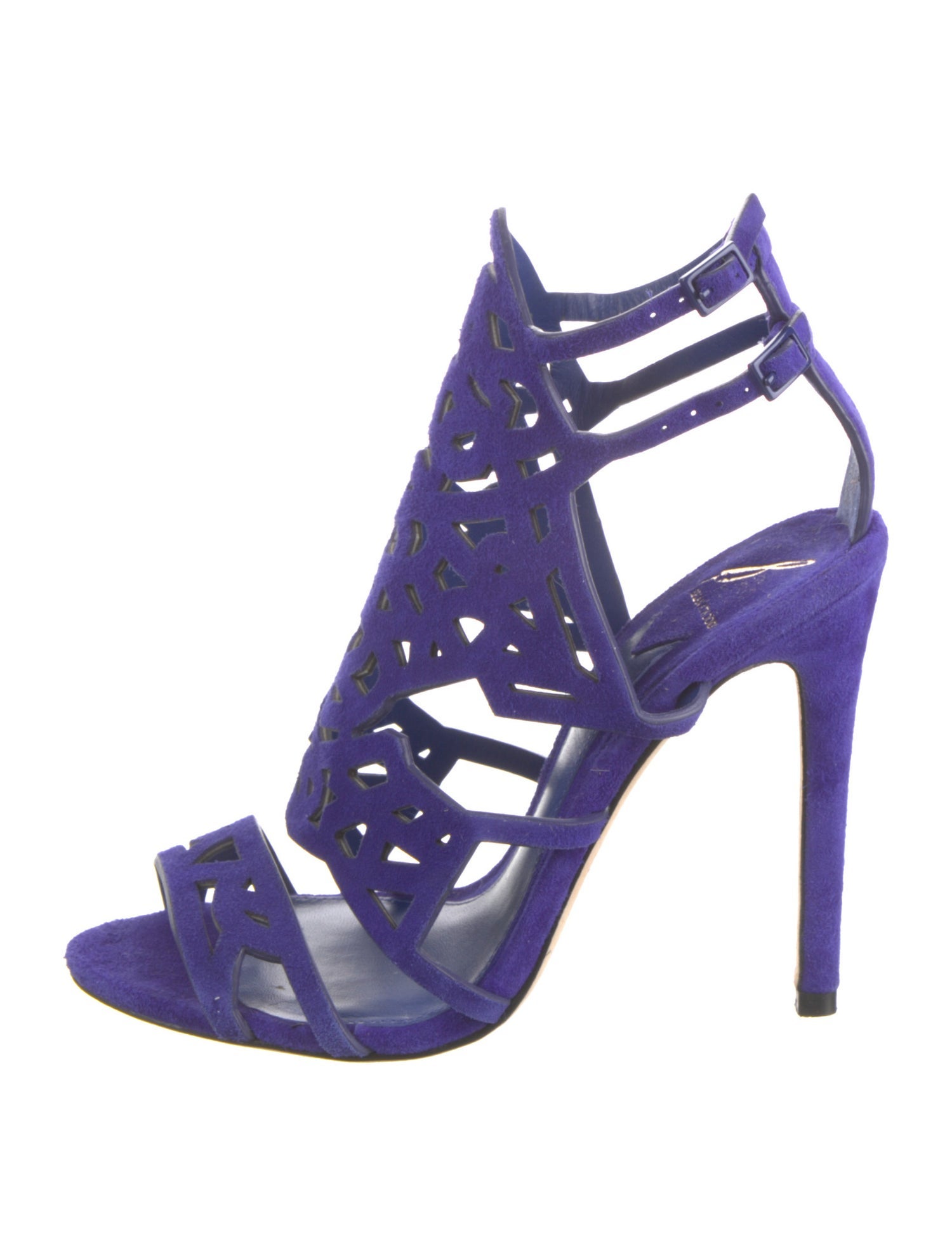 Brian Atwood Suede Slingback Sandals