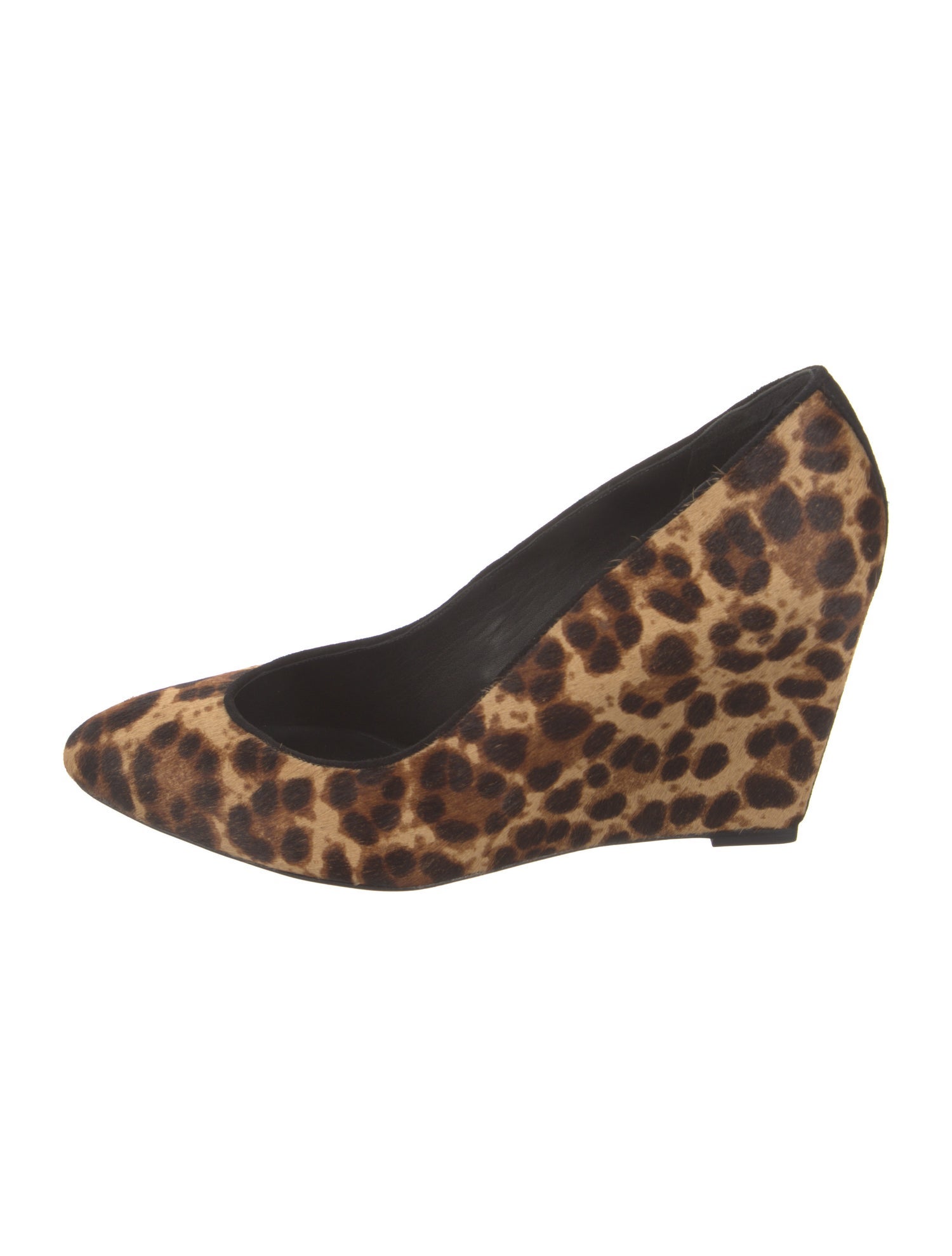 Brian Atwood Ponyhair Animal Print Pumps