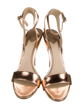 Brian Atwood Patent Leather Sandals