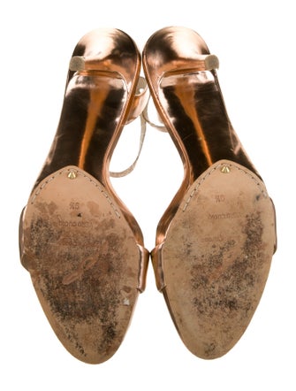 Brian Atwood Patent Leather Sandals