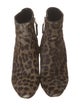 Brian Atwood Ponyhair Animal Print Boots