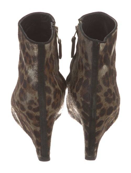 Brian Atwood Ponyhair Animal Print Boots
