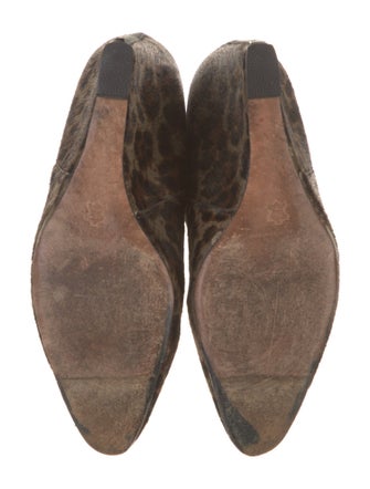 Brian Atwood Ponyhair Animal Print Boots