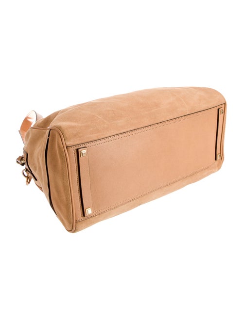 Brian Atwood Suede Top Handle Bag