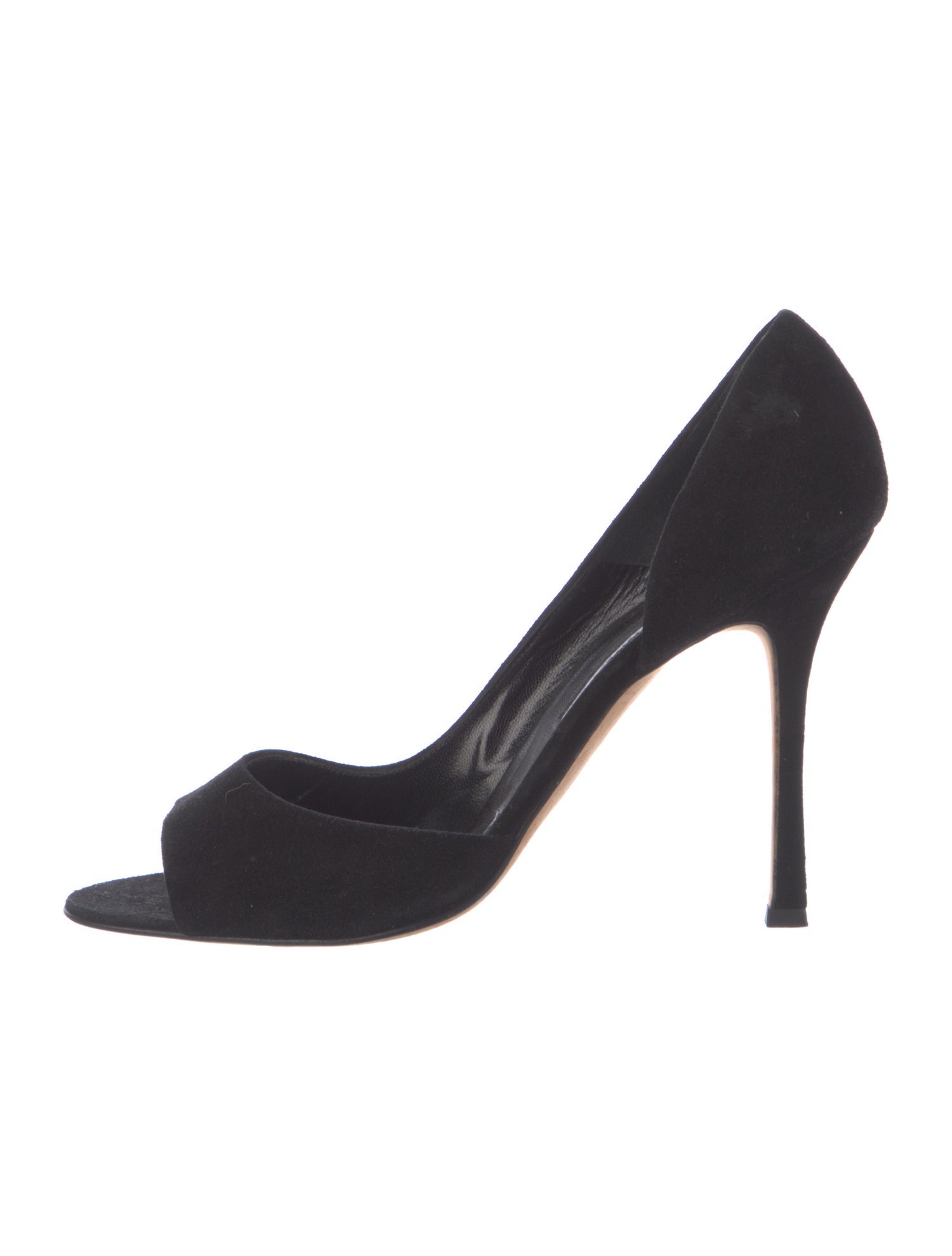 Brian Atwood Suede D'Orsay Pumps