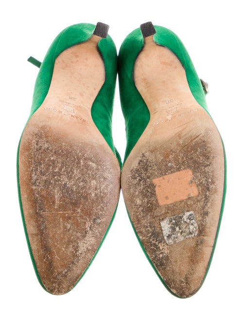 Brian Atwood Suede Leather Trim Embellishment Pumps