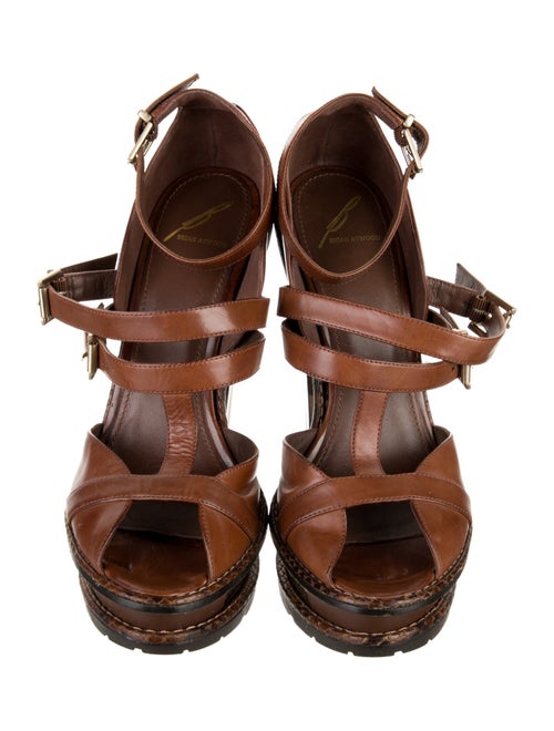 Brian Atwood Leather Sandals