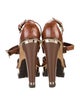 Brian Atwood Leather Sandals