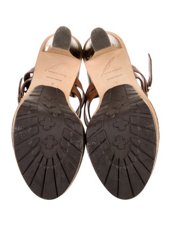 Brian Atwood Leather Sandals