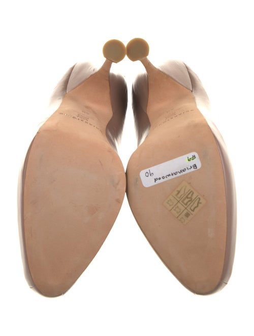 Brian Atwood Leather Mesh Accents Pumps