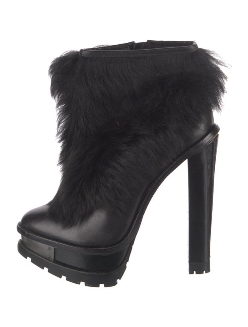 Brian Atwood Leather Lace-Up Boots