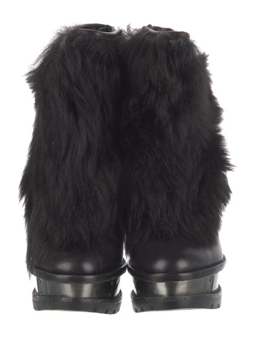 Brian Atwood Leather Lace-Up Boots