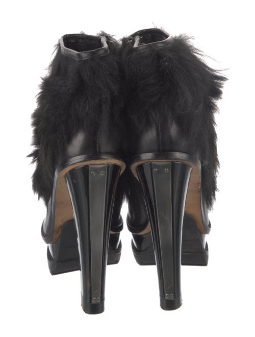 Brian Atwood Leather Lace-Up Boots