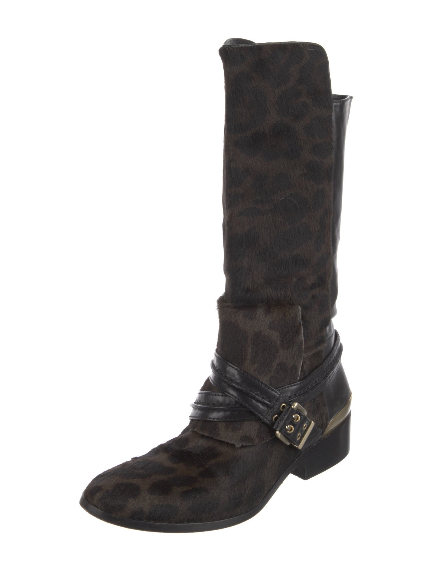 Brian Atwood Ponyhair Riding Boots