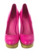 Brian Atwood Embossed Leather Pumps