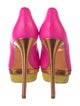 Brian Atwood Embossed Leather Pumps