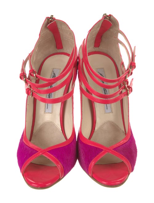 Brian Atwood Ponyhair Animal Print Pumps