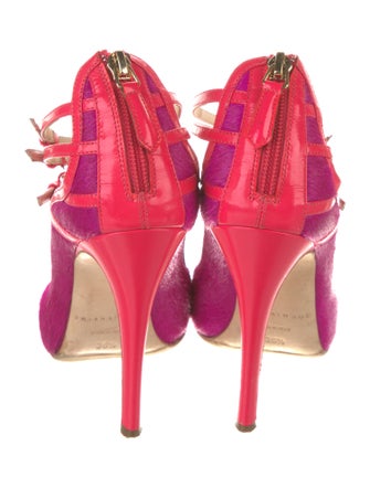 Brian Atwood Ponyhair Animal Print Pumps