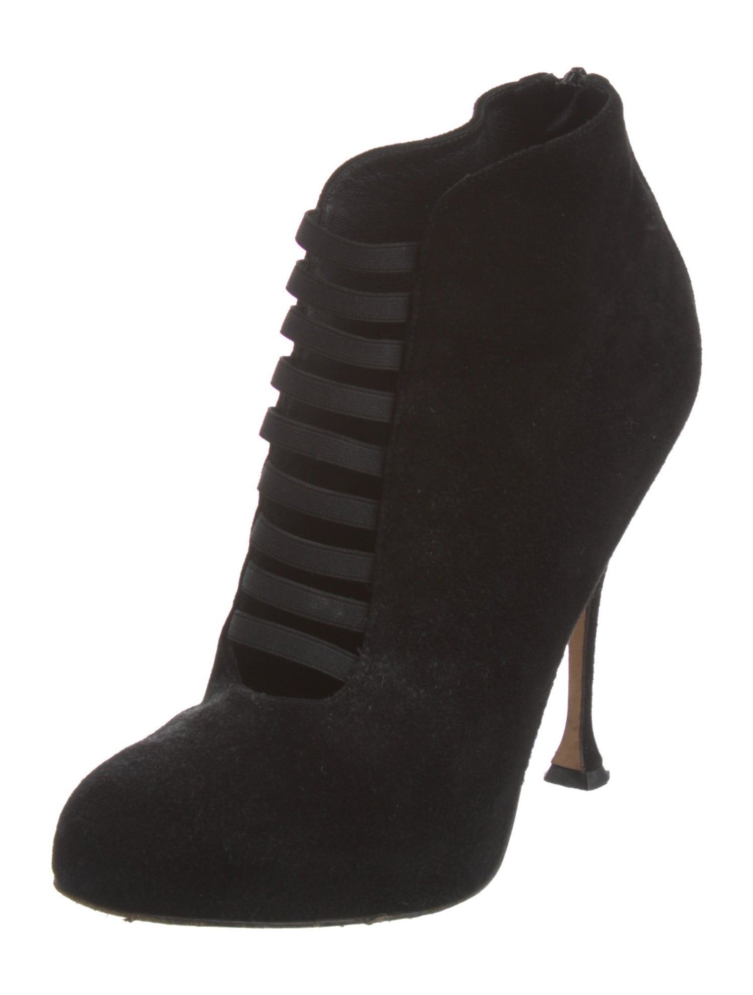 Brian Atwood Suede Lace-Up Boots