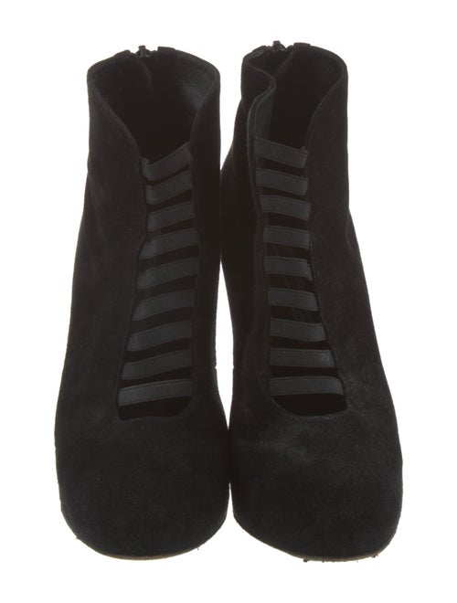 Brian Atwood Suede Lace-Up Boots