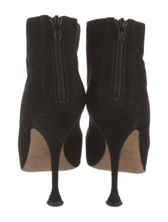 Brian Atwood Suede Lace-Up Boots