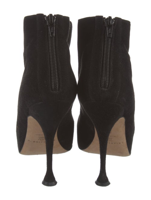 Brian Atwood Suede Lace-Up Boots