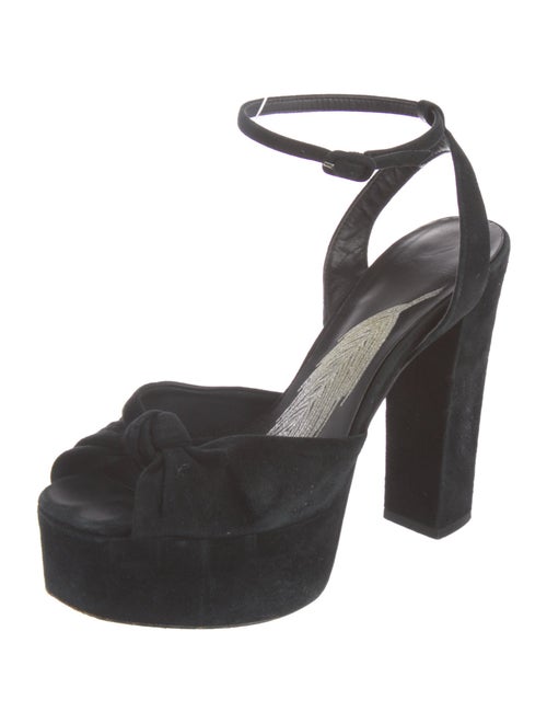 Brian Atwood Suede Slingback Sandals