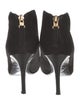 Brian Atwood Suede Leather Trim Embellishment Boots
