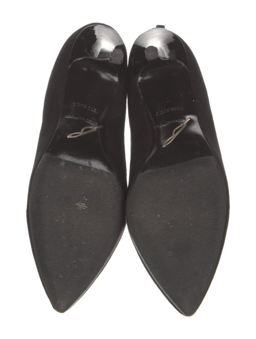 Brian Atwood Suede Leather Trim Embellishment Boots