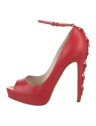 Brian Atwood Leather Pumps
