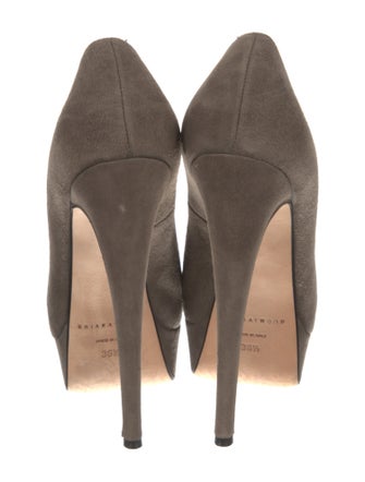 Brian Atwood Suede Pumps