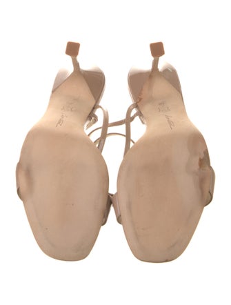 Brian Atwood Patent Leather Slingback Sandals