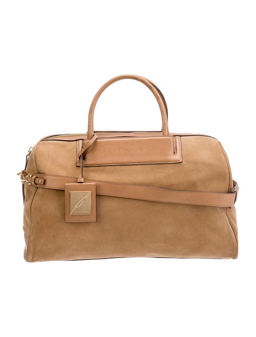 Brian Atwood Suede Top Handle Bag