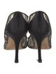 Brian Atwood Lace Lace Pattern Pumps