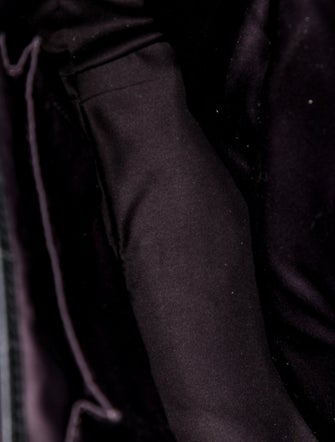 Brian Atwood Embossed Leather Top Handle Bag