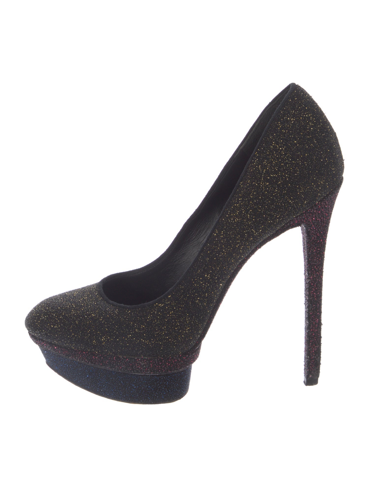 Brian Atwood Glitter Pumps