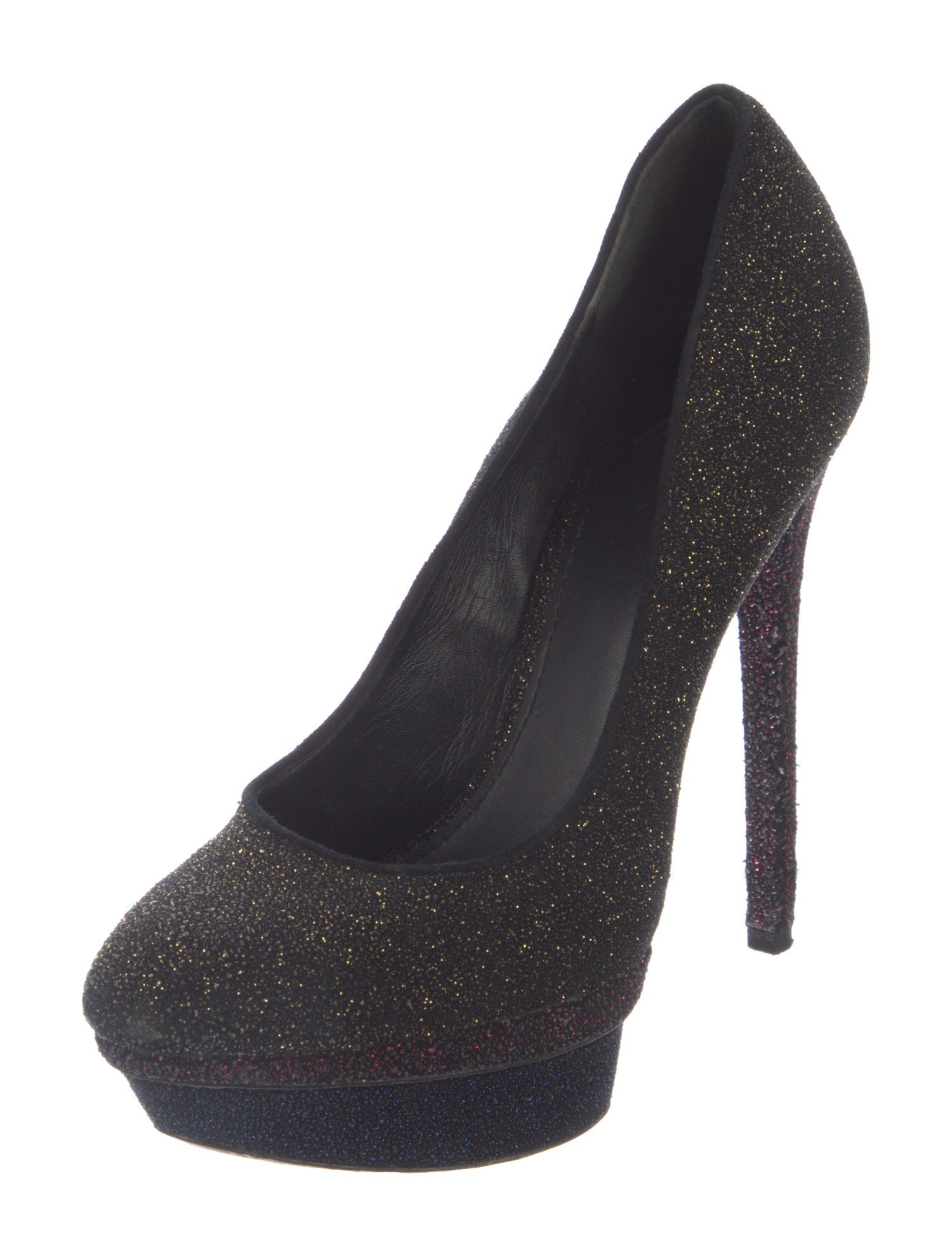 Brian Atwood Glitter Pumps