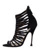 Brian Atwood Suede Animal Print Pumps