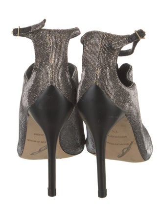 Brian Atwood Glitter Glitter Accents Pumps
