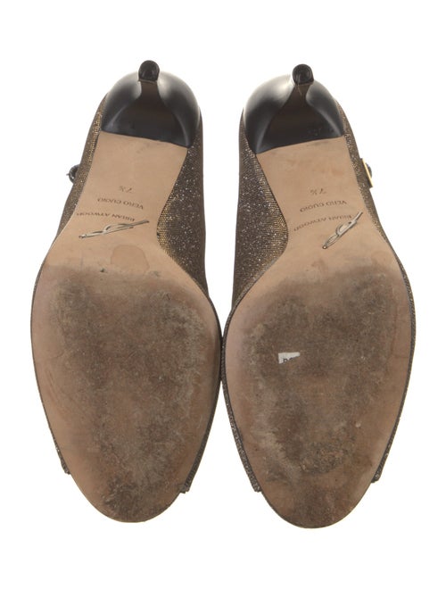 Brian Atwood Glitter Glitter Accents Pumps