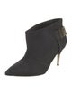 Brian Atwood Leather Chain-Link Accents Boots