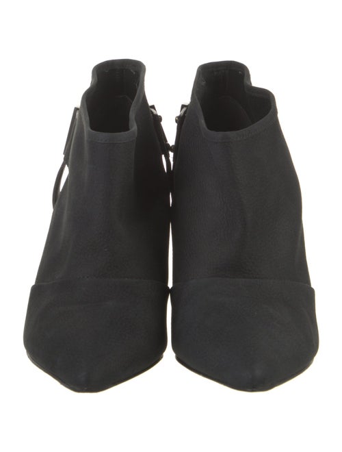 Brian Atwood Leather Chain-Link Accents Boots