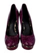 Brian Atwood Snakeskin Animal Print Pumps
