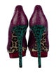 Brian Atwood Snakeskin Animal Print Pumps