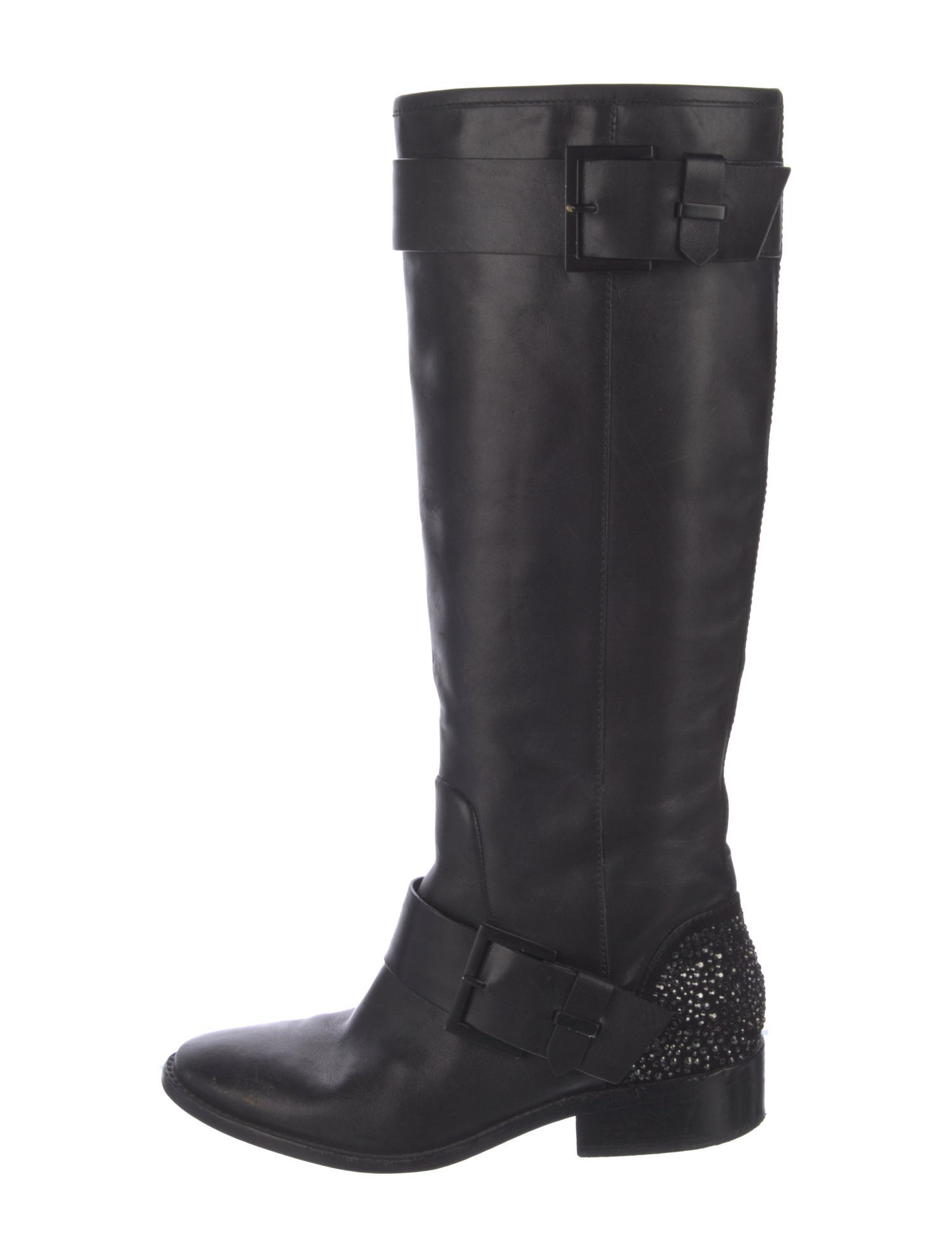 Brian Atwood Leather Riding Boots