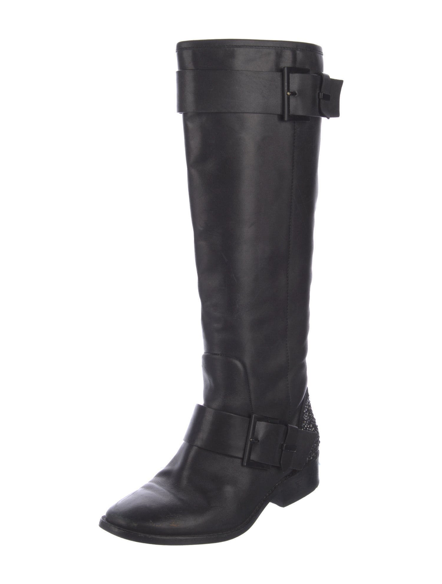 Brian Atwood Leather Riding Boots