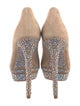 Brian Atwood Suede Animal Print Pumps