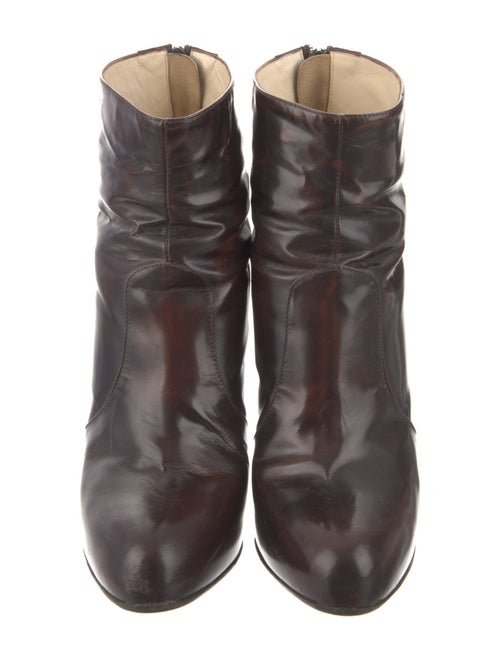 Brian Atwood Patent Leather Boots