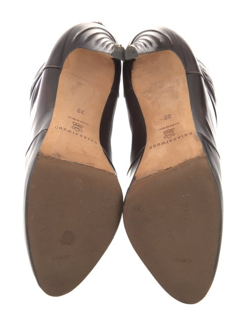 Brian Atwood Patent Leather Boots